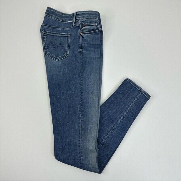 Mother Women's The Looker Groovin Skinny Minimalist Designer Jeans W25-28/L29.5 - Picture 2 of 12